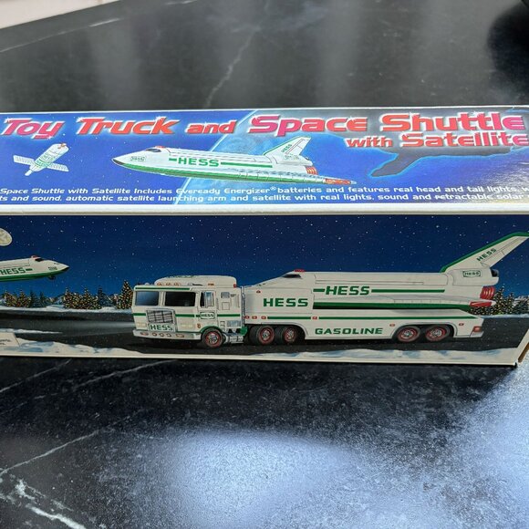 HESS 1999 LTD ED TRUCK AND SHUTLLE WITH SATELLITE; NIB; UNOPENED; MINT COND. - Picture 1 of 4